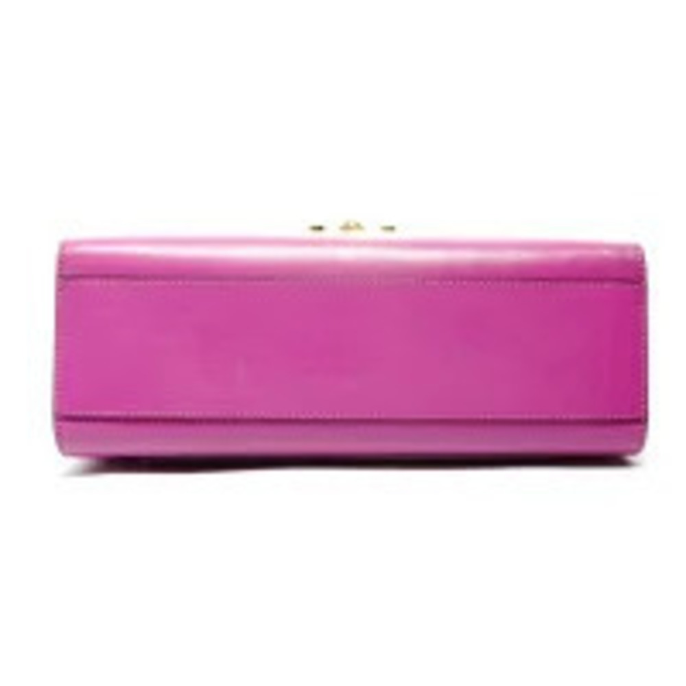 Gucci Chain Padlock Pink Shoulder Leather Bag - Picture 7 of 12